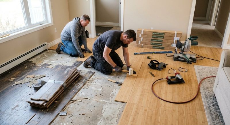 Bamboo Flooring Installation in Frisco, TX