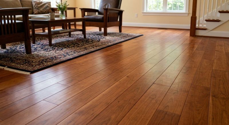 Cherry Floor Installation in Aubrey, TX