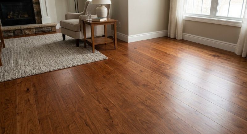 Cherry Floor Installation in Blue Ridge, TX