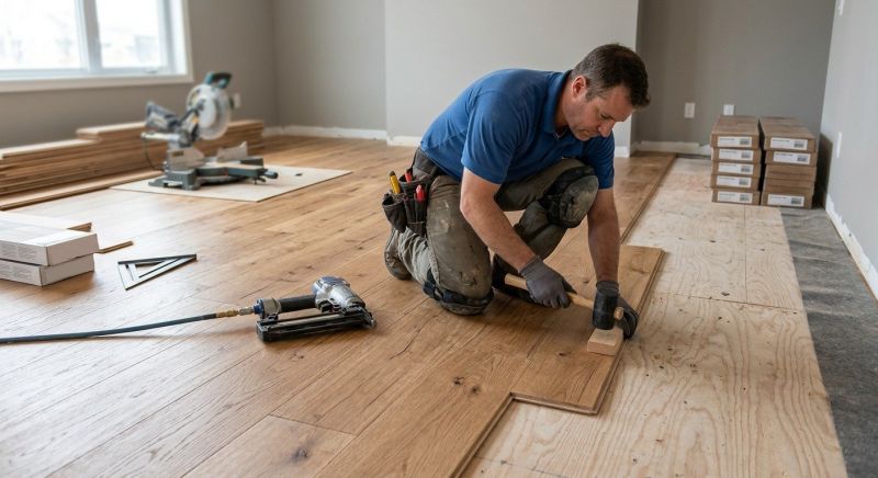 Finished Floor Installation in Frisco, TX