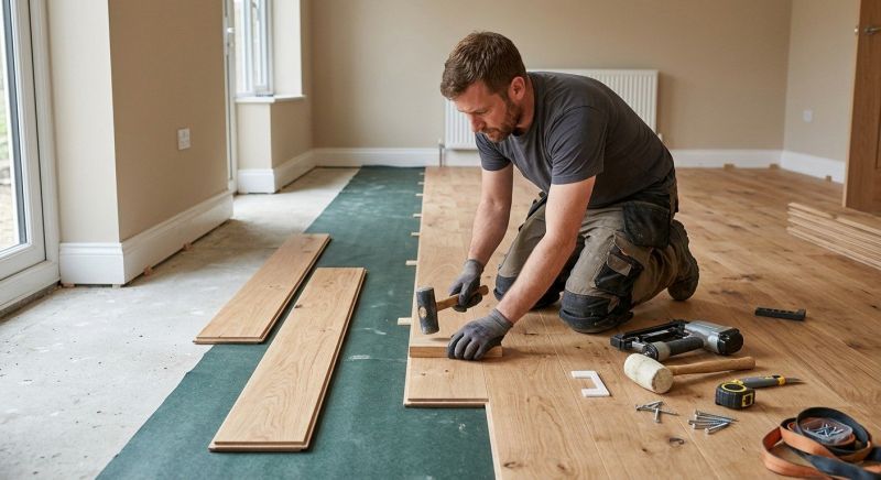 Hardwood Floor Installation in Denton, TX