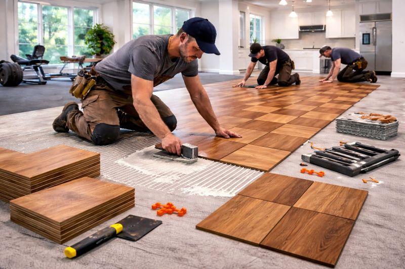 Hardwood Floor Installation in Plano, TX