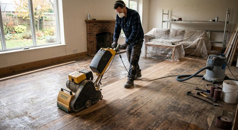 Hardwood Floor Renovation in Frisco, TX