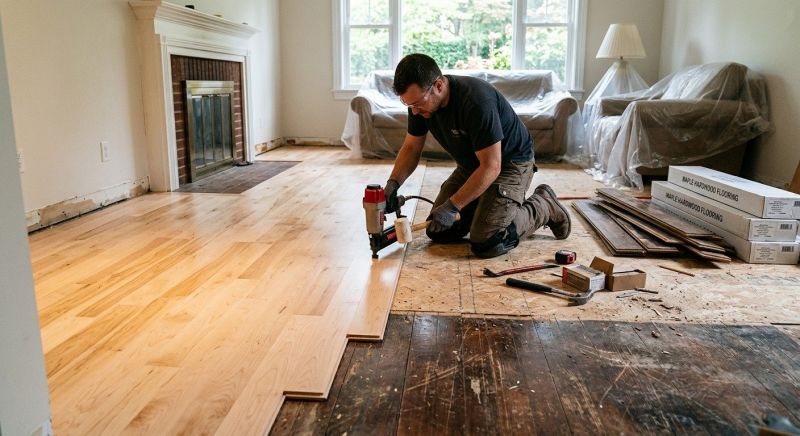 Maple Flooring Installation in Grapevine, TX