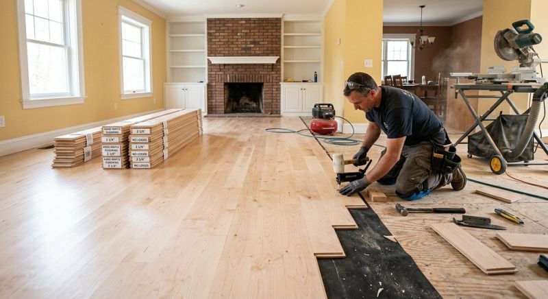 Maple Flooring Installation in Grapevine, TX