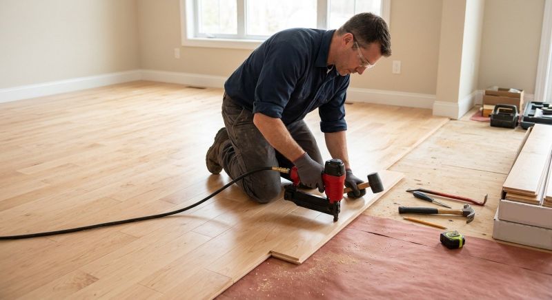 Maple Flooring Installation in Frisco, TX