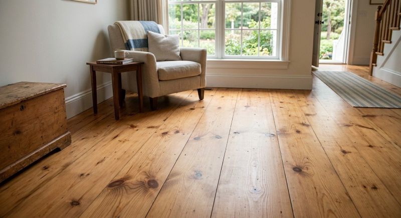 Pine Floor Installation in Frisco, TX