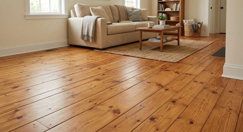 Pine Floor Installation in Frisco, TX