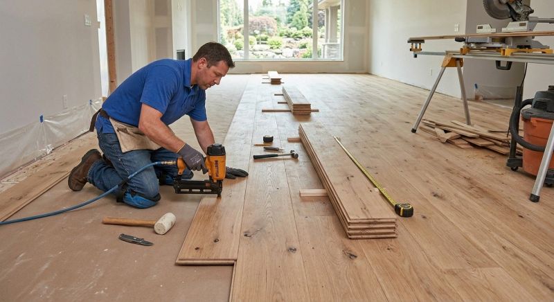 Plank Floor Installation in Frisco, TX