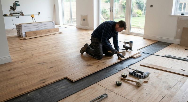 Teak Flooring Installation in Frisco, TX