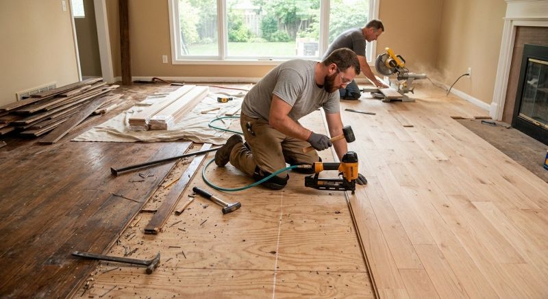 Wood Floor Replacement in Van Alstyne, TX